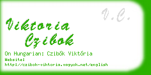 viktoria czibok business card