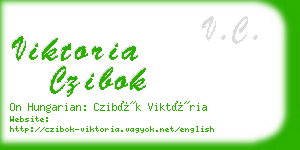 viktoria czibok business card